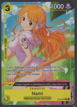 One Piece Starter Deck 29: Egghead Nami Full Art ST29-008 Common English - Image 1