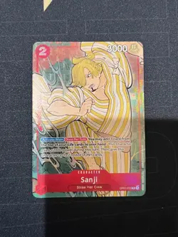 One Piece TCG Sanji OP01-013 1st Anniversary Set NM - Image 1