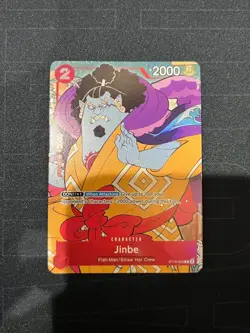 One Piece TCG Jinbe ST10-005 1st Anniversary Set NM - Image 1