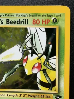 Koga's Beedrill 9/132 Holo Rare - Gym Challenge - 1st Edition - Pokemon WOTC - Image 5