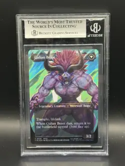 2025 MtG Magic - FINAL FANTASY BORDERLESS SURGE FOIL - Vincent Valentine BGS 9 - Image 2