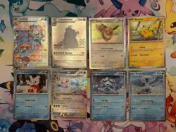 Complete Set of 8 Stamped Promos from 2025 Pokemon Holiday Calendar - Image 1