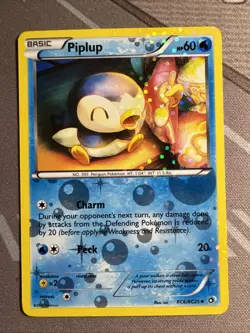 Pokemon Piplup RC6/RC25 Legendary Treasures Holo Card B&W Radiant Collection(2) - Image 1