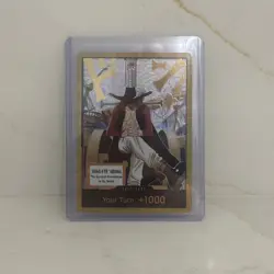 OP14 Gold DON!! Card Hawk Eye Mihawk The Azure Seas Seven One Piece CCG ENGLISH - Image 1
