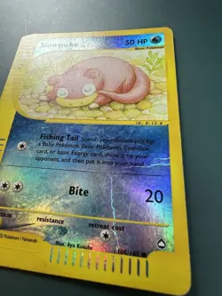 Slowpoke 108/147 Aquapolis Reverse Holo Pokemon Card | E-reader 2002 Vintage - Image 3
