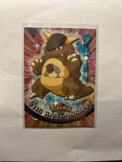Kangaskhan #115 2000 Topps Pokemon TV Animation Edition Series Blue Logo Card LP - Image 1