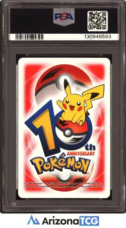 Pokemon 2006 Normal Forme Deoxys Red Joker 10th Annyv. Playing Card PSA 5 - Image 2