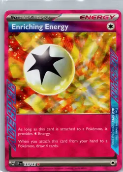 Enriching Energy 191/191 - Pokemon Surging Sparks ACE SPEC Rare Card NM - Image 1