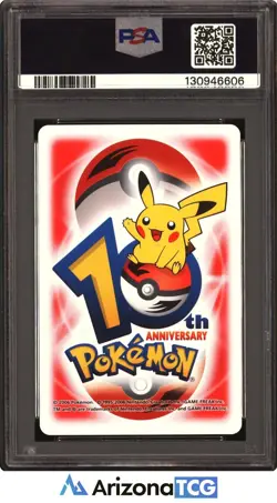 Pokemon 2006 Illumise/Volbeat 9 Red Deck 10th Anniversary Playing Cards PSA 9 - Image 2