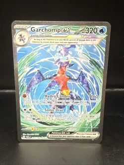 Pokemon TCG Garchomp EX Illustration Rare Card 245/182 Sv04: Paradox Rift - Image 1