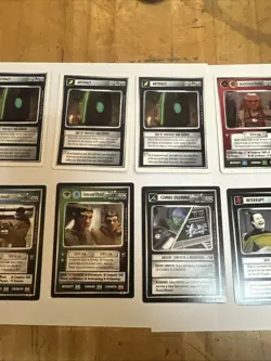 Star Trek CCG 14-Card Lighty-Played/Moderately-Played Promo Lot - Image 3