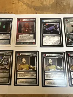 Star Trek CCG 14-Card Lighty-Played/Moderately-Played Promo Lot - Image 4