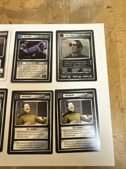 Star Trek CCG 14-Card Lighty-Played/Moderately-Played Promo Lot - Image 5
