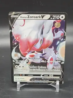 Hisuian Zoroark V 146/196 Lost Origin Ultra Rare Holo Pokemon TCG Card NM - Image 1