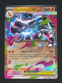 Mega Charizard X ex Double Rare 13/94 Phantasmal Flames Pokemon TCG Card Holo - Image 1