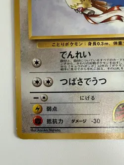 Koga's Pidgey No.016 Gym Challenge vintage old back Japanese Pokemon Card - Image 4