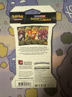 Pokemon TCG Sword & Shield Darkness Ablaze Sleeved Booster Pack - 10 Cards | NEW 820650807121 - Image 2
