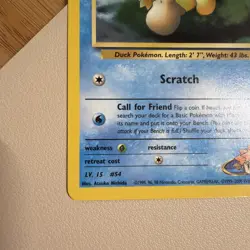Misty's Psyduck 54/132 Pokemon Card 2000 Gym Heroes LP - Image 2