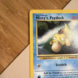 Misty's Psyduck 54/132 Pokemon Card 2000 Gym Heroes LP - Image 5