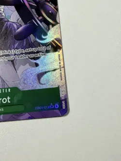 Carrot ALT ENGLISH EB04-013 SR THE AZURE SEA'S SEVEN ENGLISH OP14 ONE PIECE CARD - Image 3