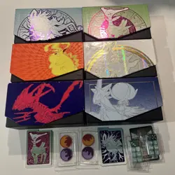 EMPTY Pokemon ETB Storage Boxes x6~ Elite Card Containers - EXACT PICS - Image 1