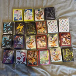 22x Pokemon ETB Card Sleeves - Sealed - Mixed Sets - bundle/joblot - Image 1