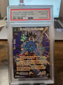 Dragon Ball Super Card Game Ultra Instinct Son Goku, Divine Technique Perfect... - Image 1