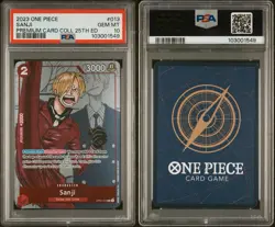 2023 ONE PIECE PREMIUM BANDAI PREMIUM CARD COLLECTION 25TH EDITION #013 SANJI - Image 3