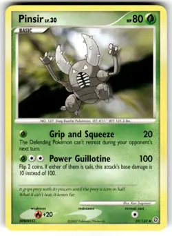 Pokemon Secret Wonders Uncommon Card - Pinsir 59/132 - Image 1