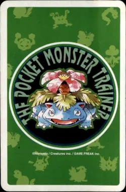 Vintage Pokemon Pocket Monster Trainer Playing Cards #6 of Clubs Lickitung Green - Image 2