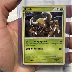 Pokemon Card HeartGold SoulSilver Undaunted 32/90 Pinsir NM Near Mint Regular - Image 1