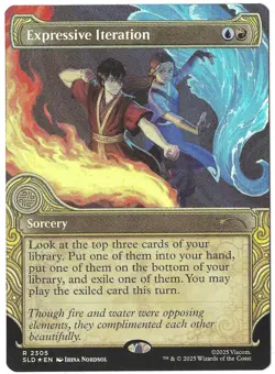 Expressive Iteration (2305) (Rainbow Foil) Secret Lair Drop SLD Avatar MTG Foil - Image 1