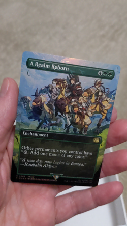 A Realm Reborn (566) Chocobo Track Foil! Borderless, Final Fantasy Magic MtG NM! - Image 2