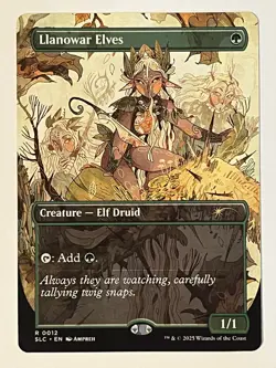 Llanowar Elves Secret Lair Countdown Encyclopedia Kit Non-Foil MTG NM - Image 1