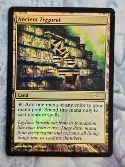 Ancient Ziggurat - FNM Promo - Magic the Gathering - FOIL - Light Play - Image 1