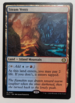 Steam Vents (267) Lorwyn Eclipsed ECL, Magic MtG, Shock Land, Regular - NM! - Image 1