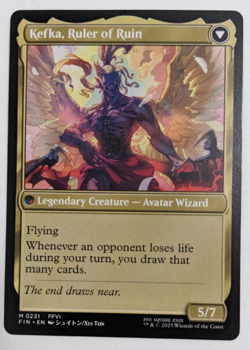 Kefka, Court Mage (0231) Final Fantasy FIN, Magic MtG, Regular - NM, Pack Fresh! - Image 2