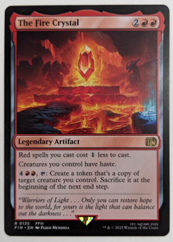 The Fire Crystal (0135) Final Fantasy FIN, Magic MtG, Regular - NM! - Image 1