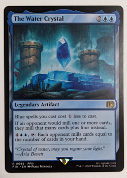 The Water Crystal (0085) Final Fantasy FIN, Magic MtG, Regular - NM! - Image 1
