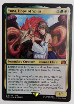 Yuna, Hope of Spira (0250) Final Fantasy FIN, Magic MtG, Regular - NM! - Image 1