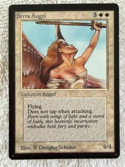 MTG 1993-Beta Limited Edition-English-Original-untouched-Serra Angel - Image 1
