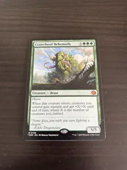 Magic: The Gathering (MTG) - Craterhoof Behemoth - Tarkir: Dragonstorm (TDM) - Image 1