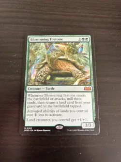 Magic: The Gathering (MTG) - Blossoming Tortoise - Wilds of Eldraine (WOE) - Image 1