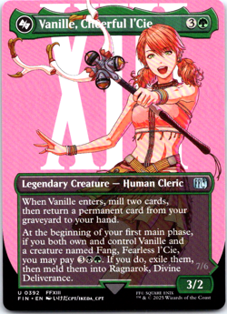 Vanille, Cheerful l'Cie (Borderless) (Surge Foil) U FINAL FANTASY 537 LP - Image 1