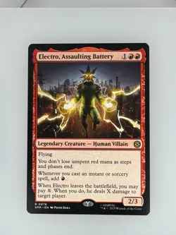 MTG Marvel's Spider-Man Electro, Assaulting Battery 76 NM - Image 1