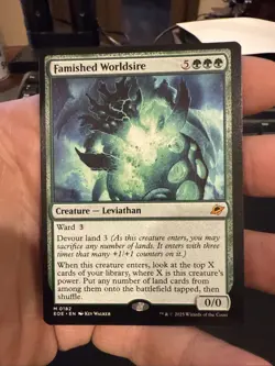 Famished Worldsire Edge of Eternities Regular NM 0182 - Image 1
