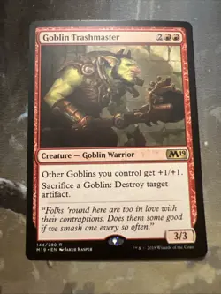 1x Goblin Trashmaster M19 Core Set 2019 NM Mtg - Image 1