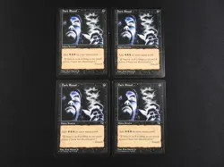 4x Dark Ritual LP/MP [Tempest] Mtg Magic Free Tracking! - Image 1