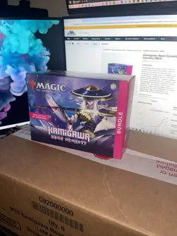 Magic The Gathering Kamigawa Neon Dynasty Bundle 8 Set Boosters + Accessories 195166103143 - Image 1