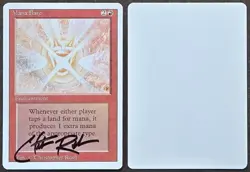 RARE SIGNED MtG Magic Christopher Rush _ Revised Artist Proof _ MANA FLARE _1/50 - Image 1